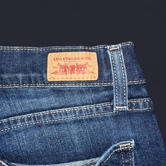 Levi’s Too Superlow 524 Dark Blue Wash Jeans - Picture 6 of 8